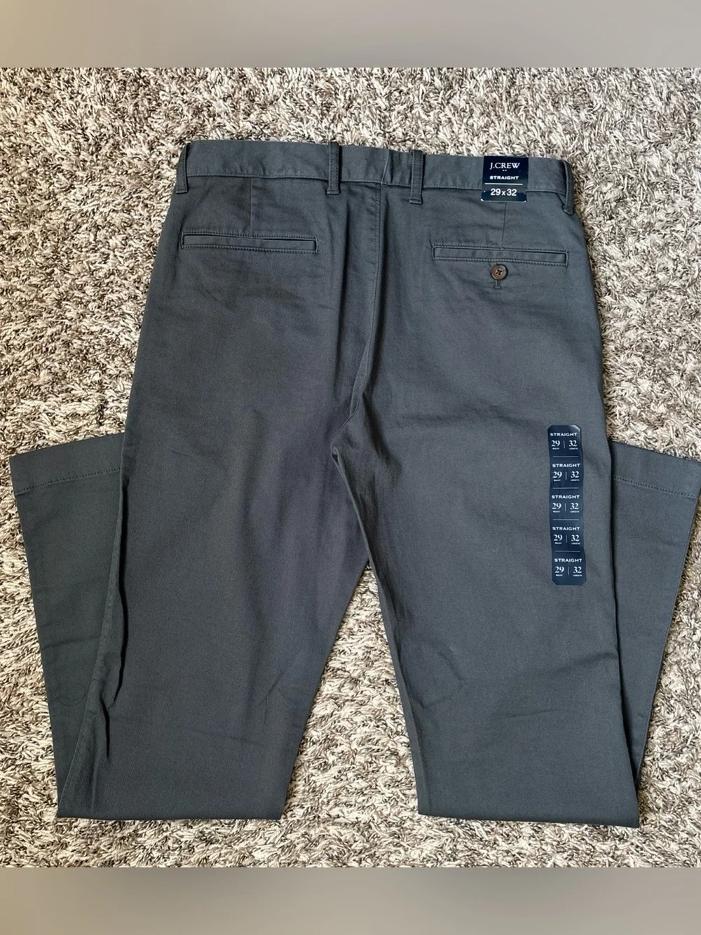 J. Crew Straight Gray Chino Pants